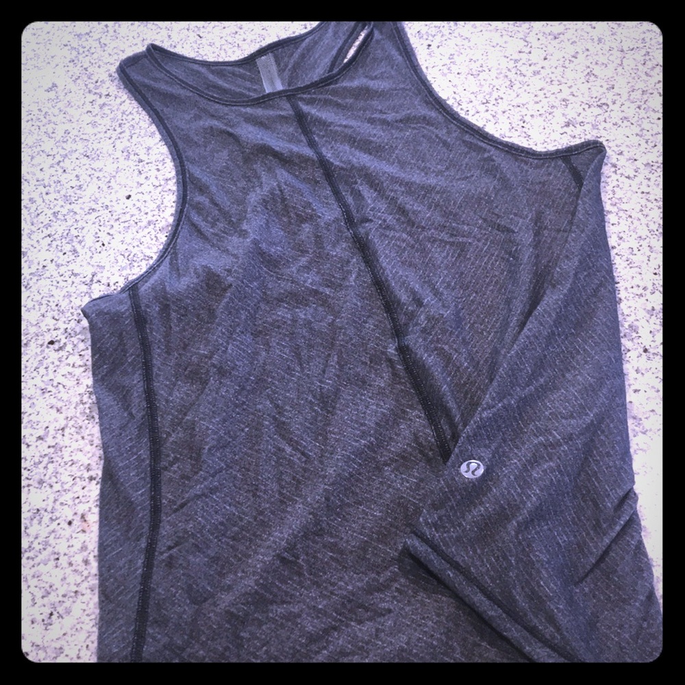 Lululemon Racerback Tank Grey size 6
